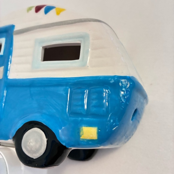 Retro Camper Ceramic Night Light Blue New - Picture 8 of 12